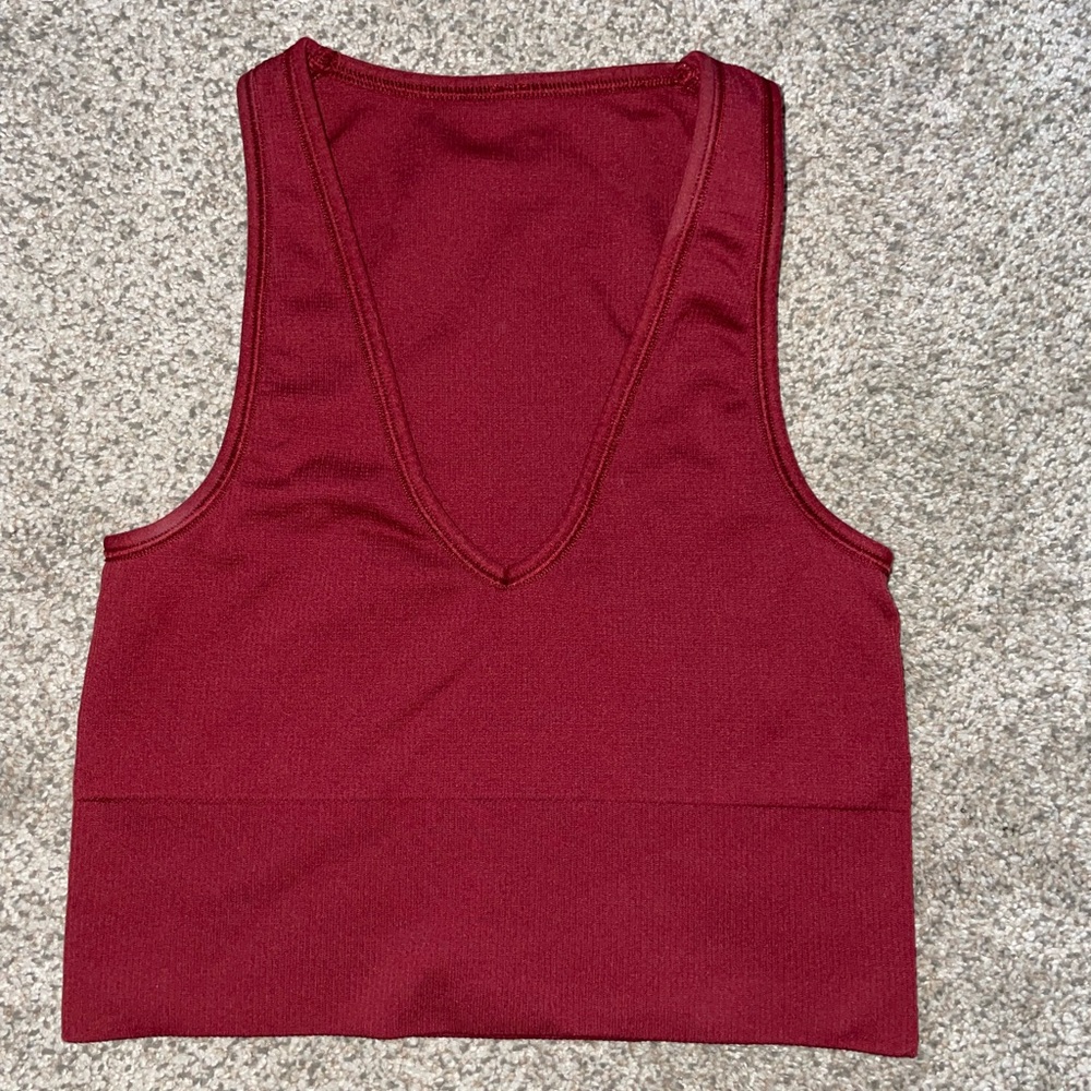 Athleta ribbed sports bra worn twice size XS